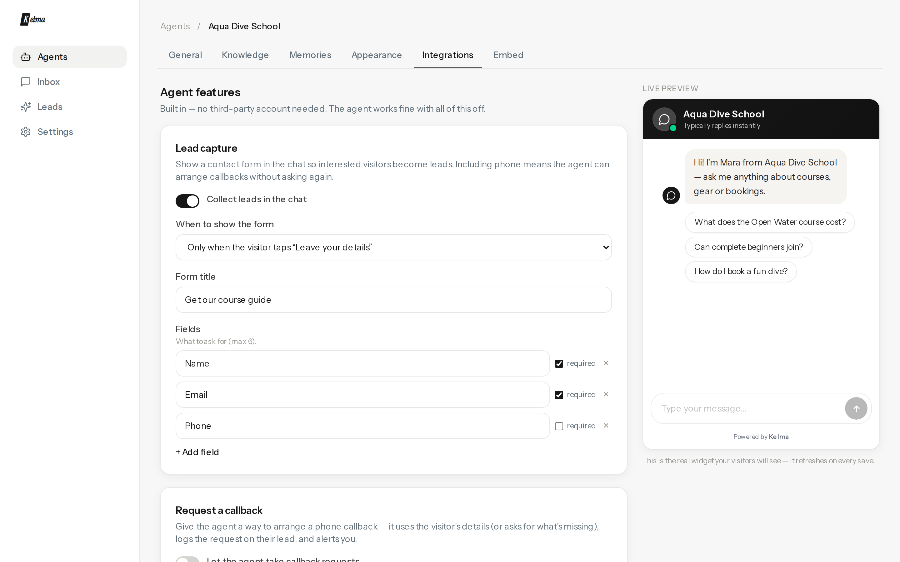 The integration library